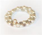 Pearl and Bali Bracelet